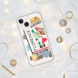 Florenz Italien Italienische Italia Flagge iPhone Hülle 15 14 13 12 11 Pro Max Plus Mini Geschenk Reise Souvenir Personalisierter Stadtname