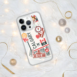 Calgary Alberta Kanada Kanadische Flagge iPhone Hülle 15 14 13 12 11 Pro Max Plus Mini Geschenkideen Landkarte Skyline Geschenk Reise Souvenir