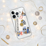 Montevideo Uruguay Uruguayan Flag iPhone Case 15 14 13 12 11 Pro Max Plus Mini Gift Travel Souvenir Personalized Custom City Name