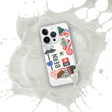 Bern Switzerland Swiss Flag iPhone Case 15 14 13 12 11 Pro Max Plus Mini Gift Ideas Country Map Skyline Gift For Her Him Travel  Souvenir