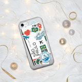 Sao paulo Brazil Brasil Brazilian Flag iPhone Case 15 14 13 12 11 Pro Max Plus Mini Gift Ideas Country Map Skyline Gift Travel  Souvenir