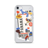 Panama Panamaische Flagge iPhone Hülle 15 14 13 12 11 Pro Max Plus Mini Geschenk Reise Souvenir Personalisiert Personalisierter Stadtname