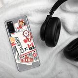 Calgary Alberta Canada Canadian Flag Samsung Galaxy Case S23 S22 S21 S20 S10 Ultra Plus and Fe Personalized Custom City Name