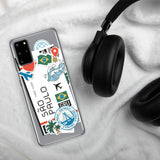 Sao paulo Brasil Brazil Brazilian Flag Samsung Galaxy Case S23 S22 S21 S20 S10 Ultra Plus and Fe Personalized Custom City Name