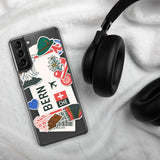 Bern Switzerland Swiss Flag Samsung Galaxy Case S23 S22 S21 S20 S10 Ultra Plus and Fe Personalized Custom City Name Samsung Galaxy Case