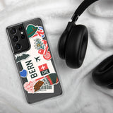 Bern Switzerland Swiss Flag Samsung Galaxy Case S23 S22 S21 S20 S10 Ultra Plus and Fe Personalized Custom City Name Samsung Galaxy Case