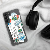 Sao paulo Brasil Brazil Brazilian Flag Samsung Galaxy Case S23 S22 S21 S20 S10 Ultra Plus and Fe Personalized Custom City Name
