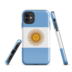 Argentinien Argentinische Flagge iPhone 15 14 13 12 11 Pro Max Plus Mini Handyhülle iPhone Robuste Schutzhülle