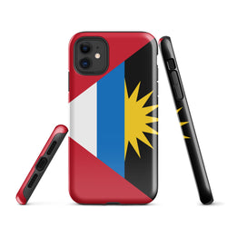 Antigua und Barbuda Flagge iPhone Hülle 15 14 13 12 11 Pro Max Plus Mini Antigua und Barbuda Bandana Karte Geschenkideen