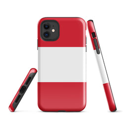 Funda para iPhone 15, 14, 13, 12 y 11 Pro Max Plus Mini con bandera peruana, ideas para regalos, mapa del país, horizonte, regalo para ella, ideas para él, recuerdo de viaje