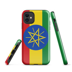 Äthiopien Äthiopische Flagge iPhone Hülle 15 14 13 12 11 Pro Max Plus Mini Geschenkideen Landkarte Skyline Geschenk für Sie Ihn Ideen Reise Souvenir