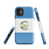 Funda para iPhone 15, 14, 13, 12, 11 Pro Max Plus Mini con la bandera de Guatemala Ideas para regalos Mapa del país Regalo para ella Ideas para él Recuerdo de viaje
