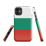 Bulgaria Bandera de Bulgaria Funda para iPhone 15 14 13 12 11 Pro Max Plus Mini Carcasa protectora rígida resistente y brillante de goma