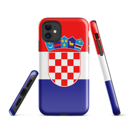 Kroatien Kroatische Flagge iPhone Hülle 15 14 13 12 11 Pro Max Plus Mini Geschenkideen Landkarte Skyline Geschenk für Sie Ihn Ideen Reise Souvenir