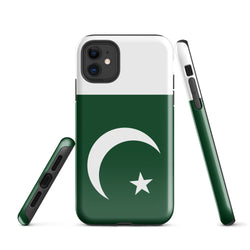 Funda para iPhone 15, 14, 13, 12 y 11 Pro Max Plus Mini con bandera de Pakistán Ideas para regalos Mapa del país Horizonte Regalo para ella Ideas para él Recuerdo de viaje
