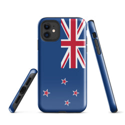 Funda para iPhone 15, 14, 13, 12, 11 Pro Max Plus Mini con bandera de Nueva Zelanda, regalo de recuerdo de viaje