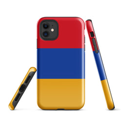 Armenien Armenische Flagge iPhone Hülle 15 14 13 12 11 Pro Max Plus Mini Geschenk Reise Souvenir