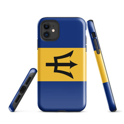 Funda para iPhone 15, 14, 13, 12, 11 Pro Max Plus Mini con bandera de Barbados, regalo de recuerdo de viaje