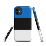 Funda para iPhone 15, 14, 13, 12, 11 Pro Max Plus Mini con bandera de Estonia, regalo de recuerdo de viaje