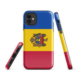 Funda para iPhone 15, 14, 13, 12, 11 Pro Max Plus Mini con bandera de Moldavia, regalo de recuerdo de viaje