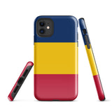 Funda para iPhone 15, 14, 13, 12, 11 Pro Max Plus Mini con bandera de Chad, regalo de recuerdo de viaje