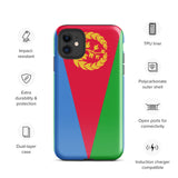 Funda para iPhone 15, 14, 13, 12, 11 Pro Max Plus Mini con bandera de Eritrea, regalo de recuerdo de viaje