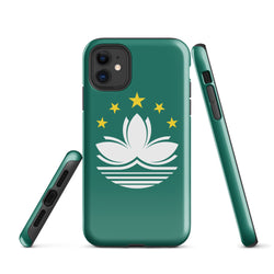 Funda para iPhone 15, 14, 13, 12, 11 Pro Max Plus Mini con bandera de Macao, regalo de recuerdo de viaje