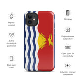 Funda para iPhone 15, 14, 13, 12, 11 Pro Max Plus Mini con bandera de Kiribati, regalo de recuerdo de viaje