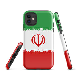 Funda para iPhone 15, 14, 13, 12, 11 Pro Max Plus Mini con bandera iraní, regalo de viaje, recuerdo