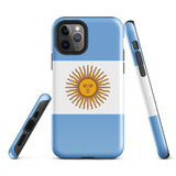 Argentina Argentinian Flag  iPhone 15 14 13 12 11 Pro Max Plus Mini Phone Case iPhone Tough Rugged Protective iPhone case