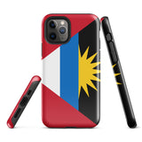 Antigua and Barbuda Flag iPhone case 15 14 13 12 11 Pro Max Plus Mini Antigua and Barbuda Bandana Map Gift Ideas