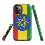 Funda para iPhone 15, 14, 13, 12 y 11 Pro Max Plus Mini con bandera de Etiopía Ideas para regalos Mapa del país Horizonte Regalo para ella Ideas para él Recuerdo de viaje