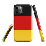 Deutschland Deutschland Flagge iPhone Hülle 15 14 13 12 11 Pro Max Plus Mini Geschenkideen Landkarte Skyline Geschenk für Sie Ihn Ideen Reise Souvenir