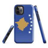 Kosovo Kosovar Flagge iPhone Hülle 15 14 13 12 11 Pro Max Plus Mini Geschenkideen Landkarte Skyline Geschenk für Sie Ihn Ideen Reise Souvenir