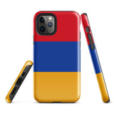 Funda para iPhone 15, 14, 13, 12, 11 Pro Max Plus Mini con bandera de Armenia, regalo de recuerdo de viaje