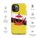 Funda para iPhone 15, 14, 13, 12, 11 Pro Max Plus Mini con bandera de Brunei, regalo de recuerdo de viaje