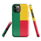 Funda para iPhone 15, 14, 13, 12, 11 Pro Max Plus Mini con bandera de Benín, regalo de recuerdo de viaje