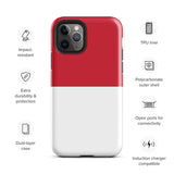 Monaco Monégasque Flag iPhone Case 15 14 13 12 11 Pro Max Plus Mini Gift Travel Souvenir