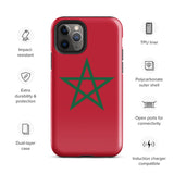 Morocco Moroccan Flag iPhone Case 15 14 13 12 11 Pro Max Plus Mini Gift Travel Souvenir