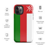 Funda para iPhone 15, 14, 13, 12, 11 Pro Max Plus Mini con bandera de Omán, regalo de recuerdo de viaje