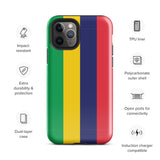 Funda para iPhone 15, 14, 13, 12, 11 Pro Max Plus Mini con bandera de Mauricio, regalo de recuerdo de viaje