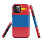 Mongolia Mongolian Flag iPhone Case 15 14 13 12 11 Pro Max Plus Mini Gift Travel Souvenir