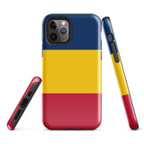 Funda para iPhone 15, 14, 13, 12, 11 Pro Max Plus Mini con bandera de Chad, regalo de recuerdo de viaje
