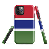 Gambia Gambian Flag iPhone Case 15 14 13 12 11 Pro Max Plus Mini Gift Travel Souvenir