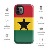 Ghana Ghanaian Flag iPhone Case 15 14 13 12 11 Pro Max Plus Mini Gift Travel Souvenir