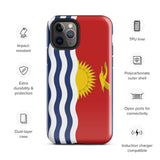 Funda para iPhone 15, 14, 13, 12, 11 Pro Max Plus Mini con bandera de Kiribati, regalo de recuerdo de viaje