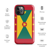 Grenada Grenadian Flag iPhone Case 15 14 13 12 11 Pro Max Plus Mini Gift Travel Souvenir