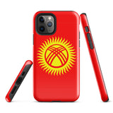 Kyrgyzstan Kyrgyz Flag iPhone Case 15 14 13 12 11 Pro Max Plus Mini Gift Travel Souvenir