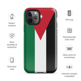Funda para iPhone 15, 14, 13, 12, 11 Pro Max Plus Mini con bandera jordana, regalo de recuerdo de viaje