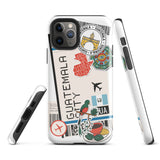 Guatemala Guatemalan Flag iPhone Case 15 14 13 12 11 Pro Max Plus Mini Travel Souvenir Tourist Beach Lover Food Patriot Gifts